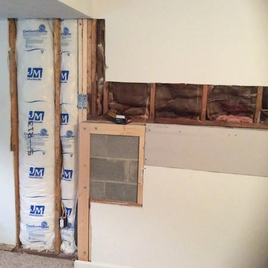 Wall insulation replacement during Odor Removal & Deodorization in Pinole